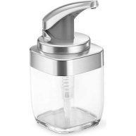 simplehuman 15 fl. oz. Square Push Pump Soap Dispenser