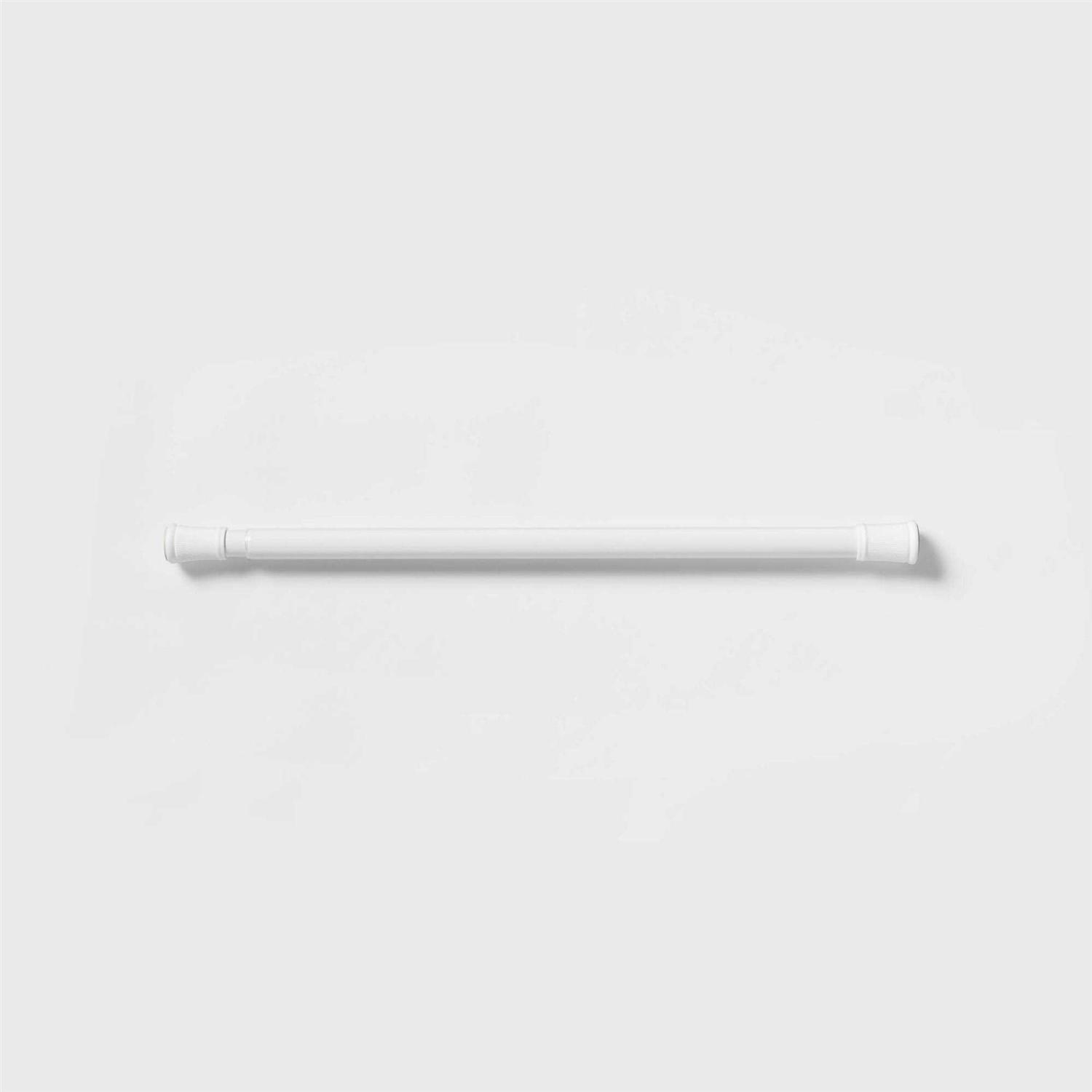 Room Essentials Tension Rod Stall White