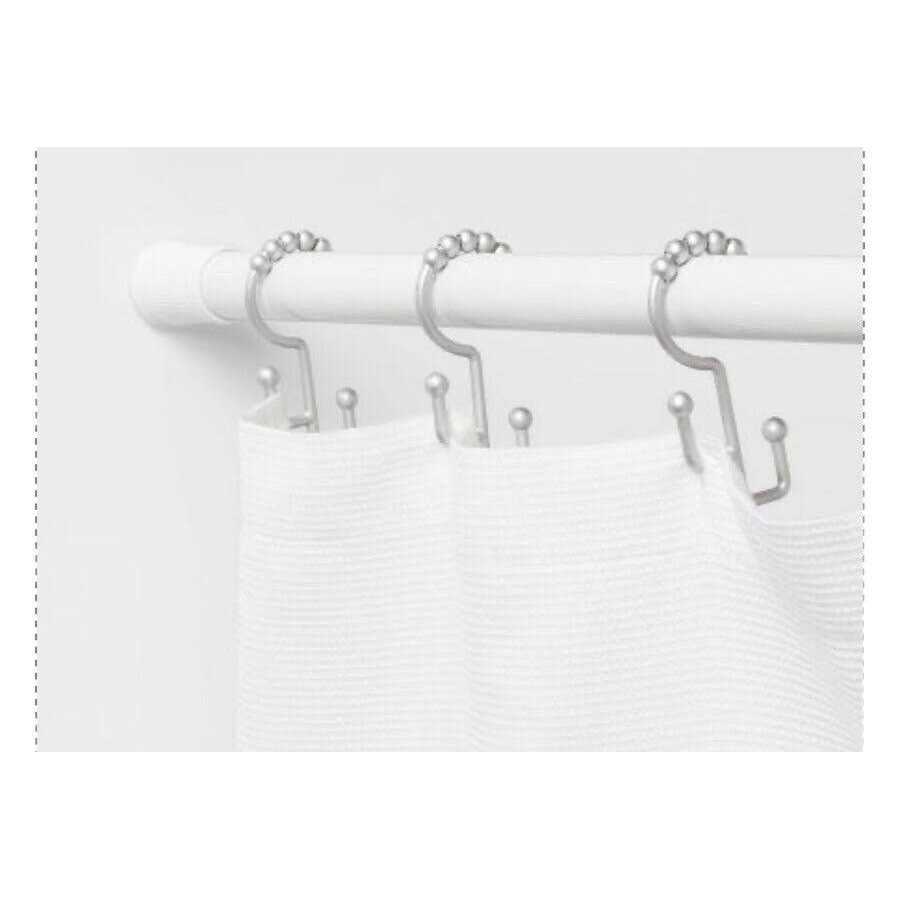 Room Essentials Tension Rod Stall White - Image 5