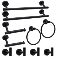 RUBY.Q 5/10/20pcs Bathroom Hardware Set Matte Black/Brushed Nickel/Brushed Gold Bathroom Hardware Set
