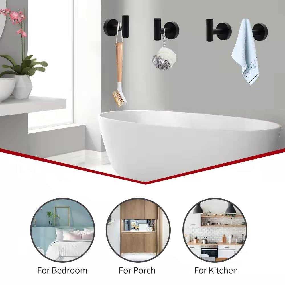 RUBY.Q 5/10/20pcs Bathroom Hardware Set Matte Black/Brushed Nickel/Brushed Gold Bathroom Hardware Set - Image 2