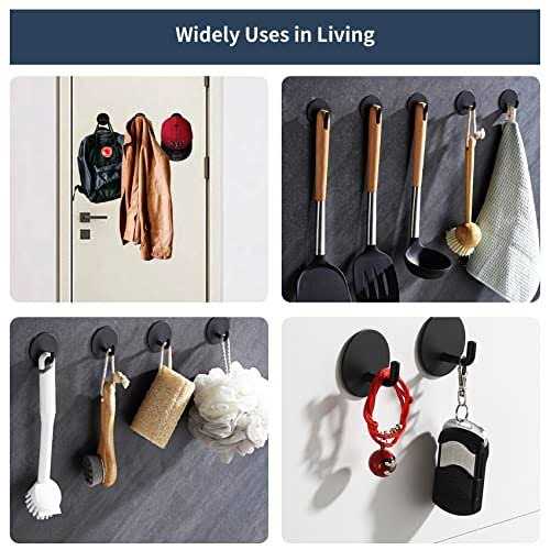 Rise age Adhesive Hooks Heavy Duty Waterproof in Shower Hooks for Hanging Loofah - Image 2