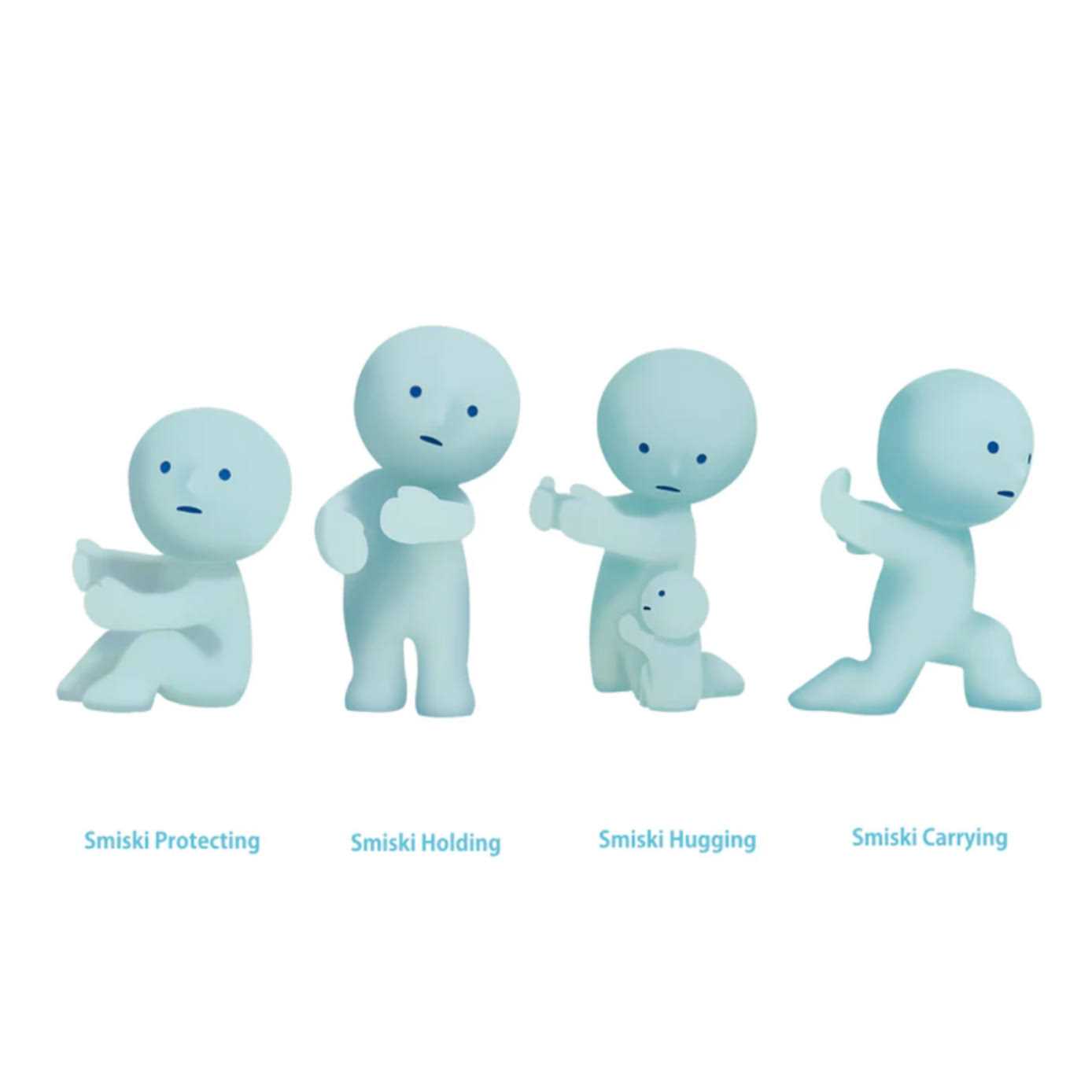 Smiski Glow in The Dark Mini Figure Toothbrush Stand - Image 2