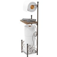 Shw English Style Bathroom Tissue Roll Holder Stand