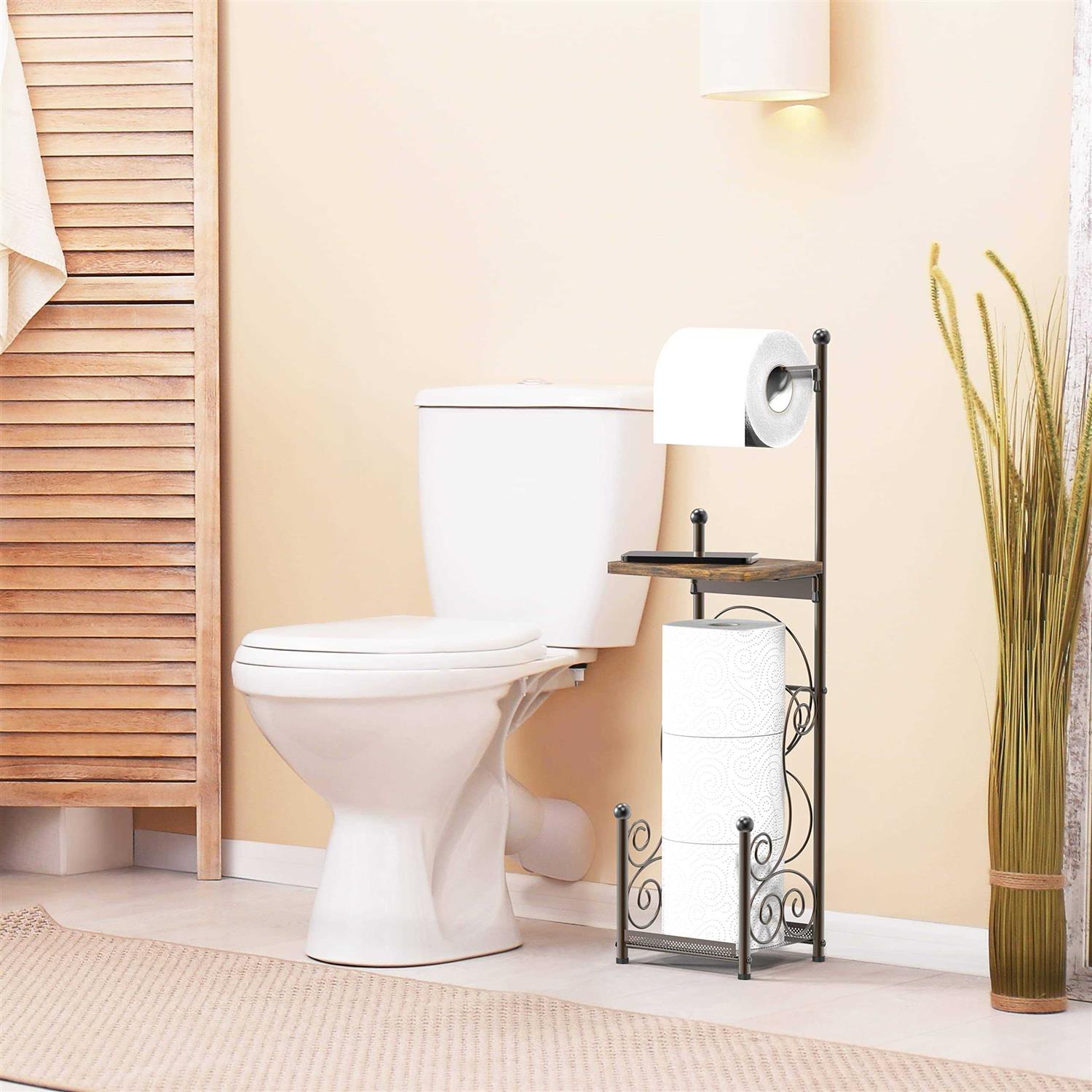 Shw English Style Bathroom Tissue Roll Holder Stand - Image 3