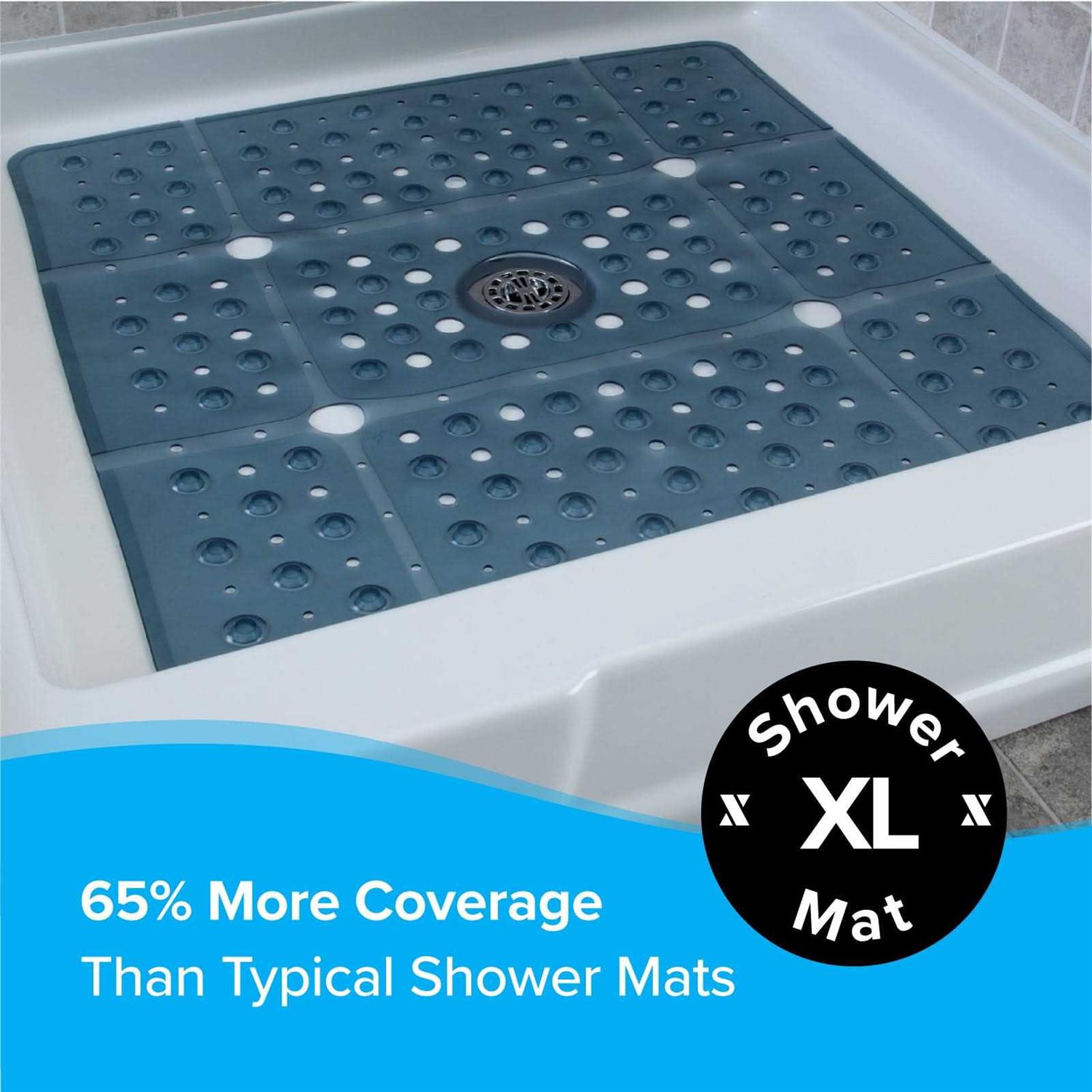 Slipx Solutions 27 x 27 Extra Large Square Shower Mat - Image 5
