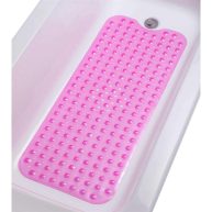 Tike Smart Extra-Long Non-Slip Bathtub & Shower Mat 39×16 Safe