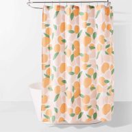 Room Essentials Fruit Microfiber Shower Curtain