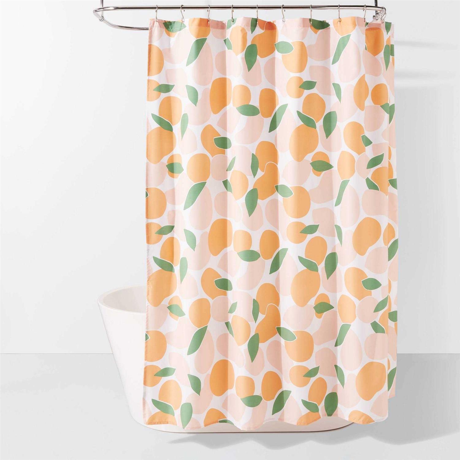 Room Essentials Fruit Microfiber Shower Curtain