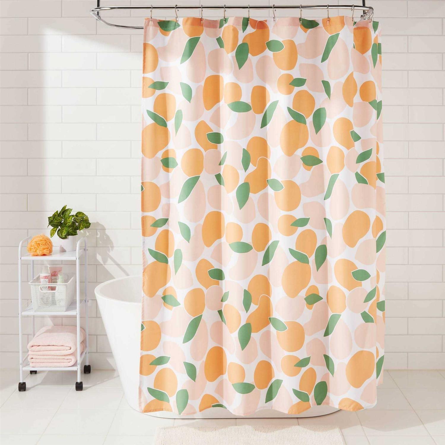 Room Essentials Fruit Microfiber Shower Curtain - Image 2
