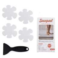 Secopad Bathtub Stickers Non-Slip Safety Shower Treads Adhesive Appliques with Premium Scraper