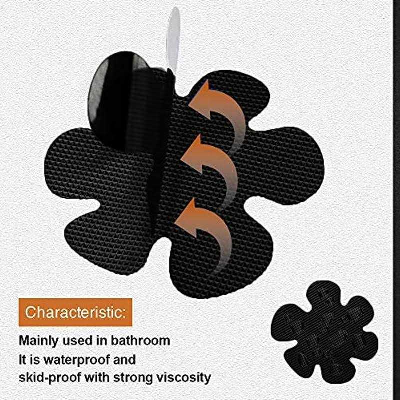 Secopad Bathtub Stickers Non-Slip Safety Shower Treads Adhesive Appliques with Premium Scraper - Image 5