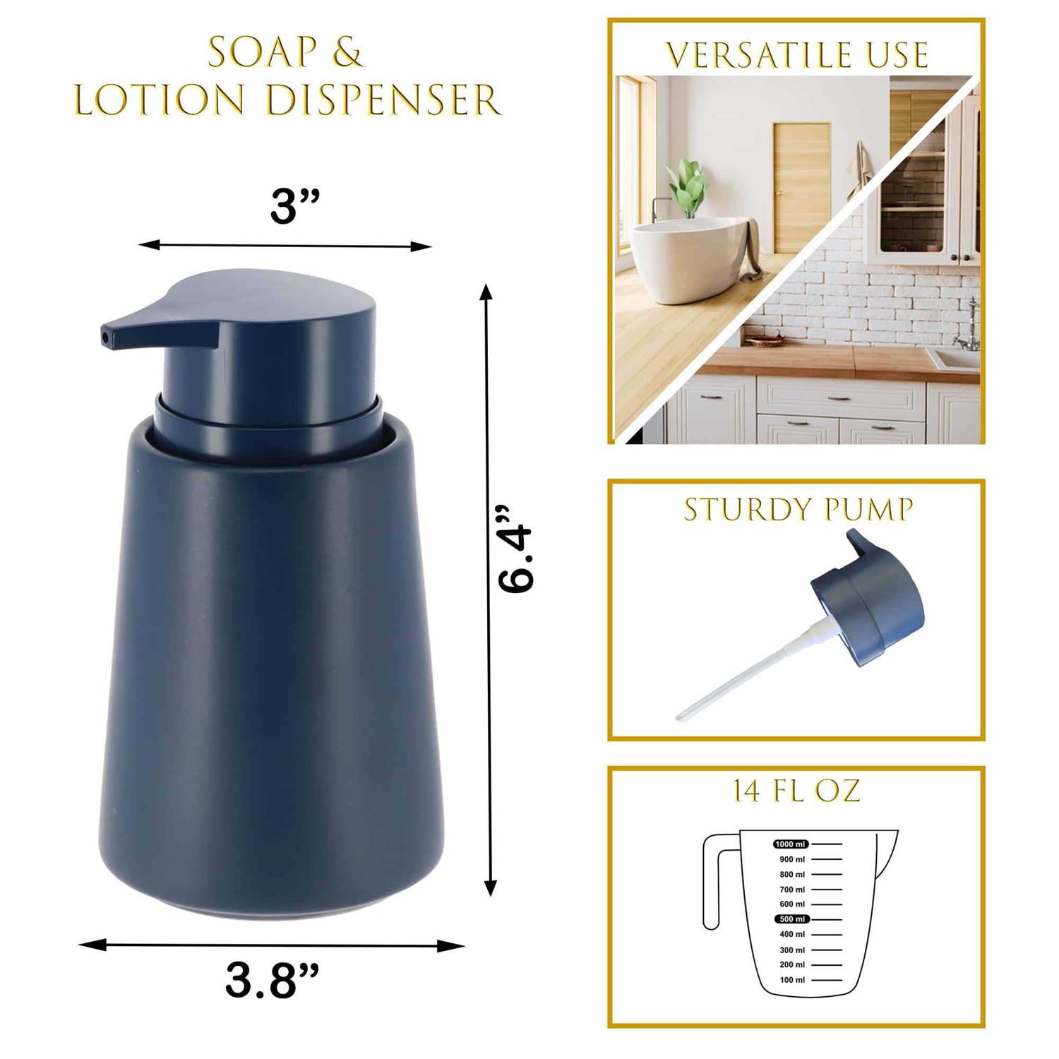 Stoneware Dispenser 14 fl oz - Image 3