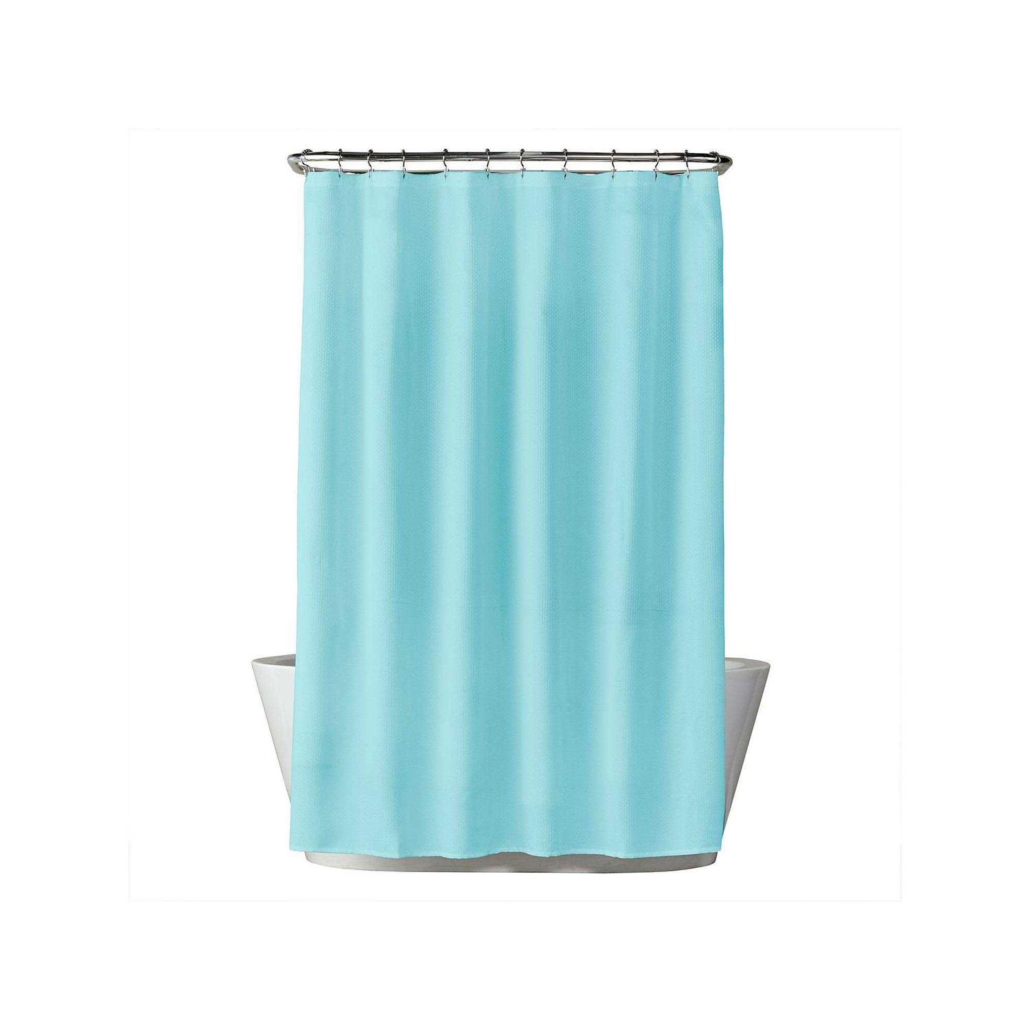 The Big One Solid Woven Shower Curtain - Image 2