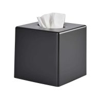 Y-in Hand Tissue Box Cover, Square Facial Tissue Holder Storage for Bathroom Vanity, Countertops, Dressers, Night Stand, Parlors and Offices