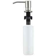Sink Soap Dispenser Brushed Nickel Soap Dispenser for Kitchen Sink Stainless Steel Refill from The Top Built in Sink Soap Dispenser with 13 OZ Soap
