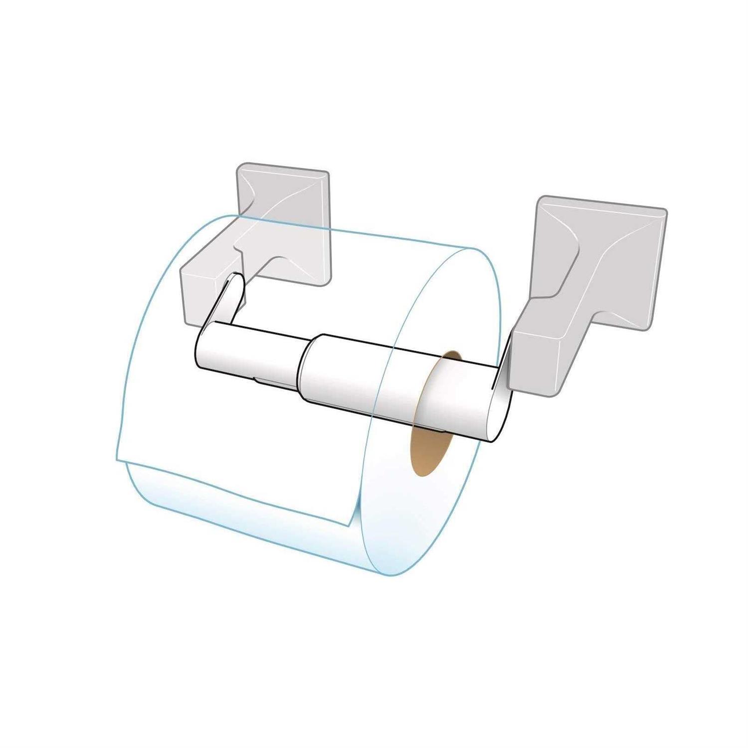Teravan Standard Extender for Extra Large Toilet Paper, Allows Most Regular Fixtures to Fit Double Rolls and Triple Rolls - Image 2