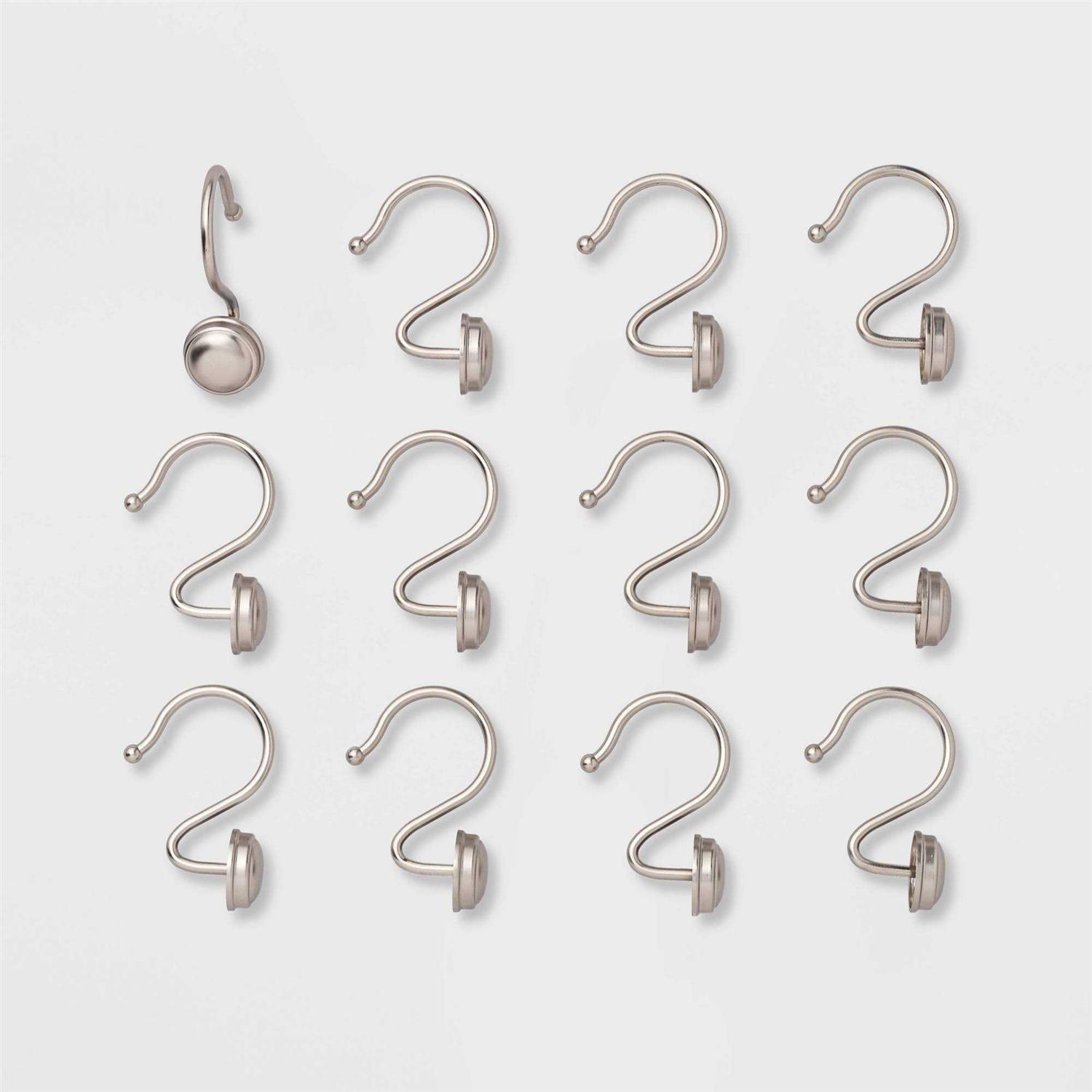 Threshold Rust Proof Button Shower Hook - Image 3