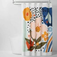 Room Essentials Floral Explosion Shower Curtain