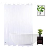 WellColor Shower Curtain Liner Long Heavy Duty Shower Liner with 3