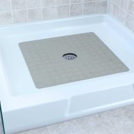 SlipX Solutions Square Rubber Safety Shower Mat