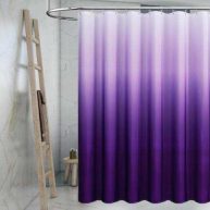 Tikabc Purple Shower Curtain Liner 4g Peva Shower Liner
