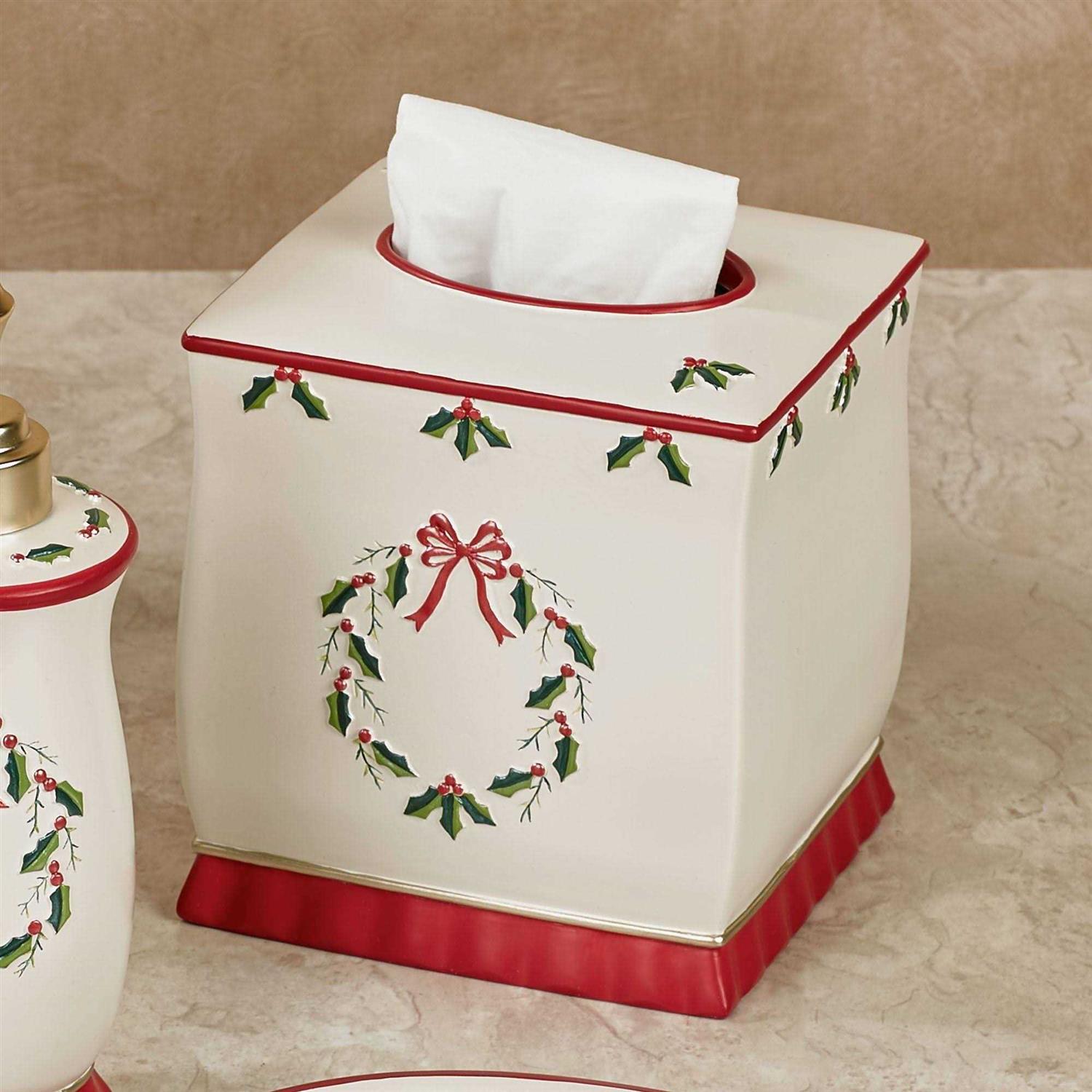 Touch of Class Holly Wreath Lotion Soap Dispenser - Image 3