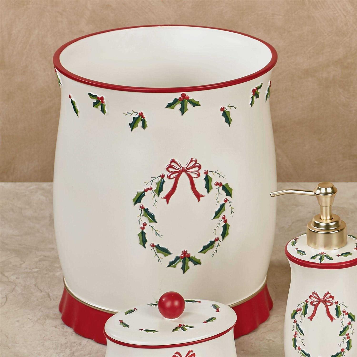 Touch of Class Holly Wreath Lotion Soap Dispenser - Image 4