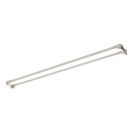 Signature Hardware 60 Straight Brass Shower Rod