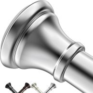 Shower Curtain Rods 43-72 Inches Rust Resistance Adjustable Tension Rod with Durable Spring