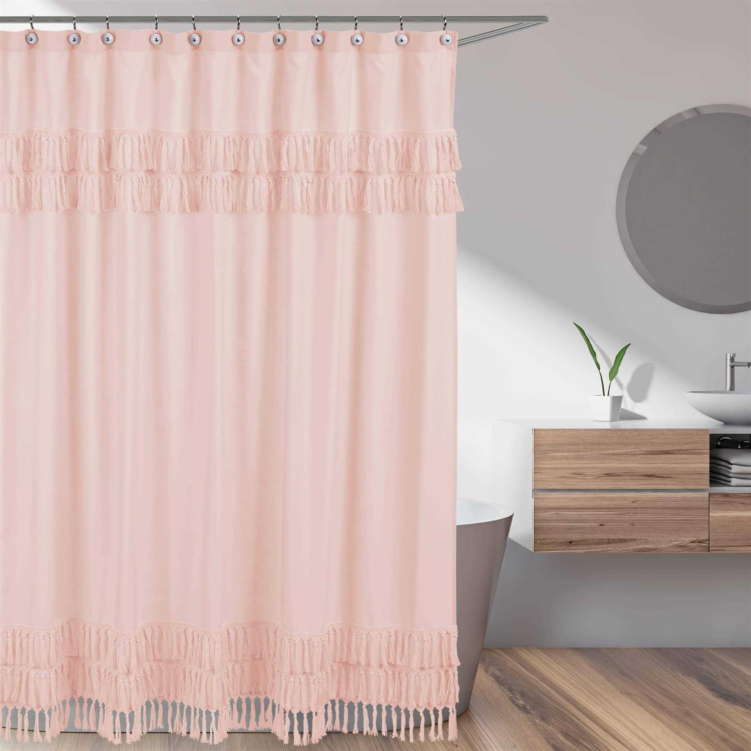 Sweet Jojo Designs Boho Bohemian Bathroom Fabric Bath Shower Curtain - Image 2