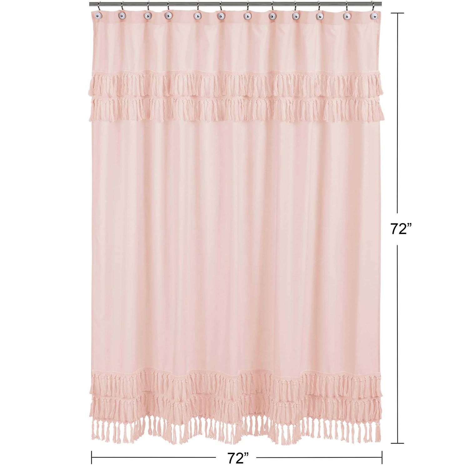 Sweet Jojo Designs Boho Bohemian Bathroom Fabric Bath Shower Curtain - Image 4