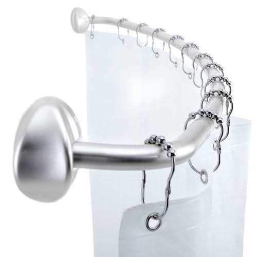 SlipX Solutions Extra Wide PEVA Shower Curtain Liner in Clear - Image 5