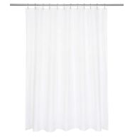 Ultimate Waterproof Fabric Shower Curtain or Liner, Breathable TPU & Machine Washable, Use for Bath Tub/Stall in Home and Hotel