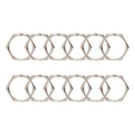 Utopia Alley Shower Curtain Rings for Bathroom