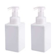 UUJOLY Foaming Soap Dispenser 450ml Refillable Pump Bottle Plastic for Liquid Soap