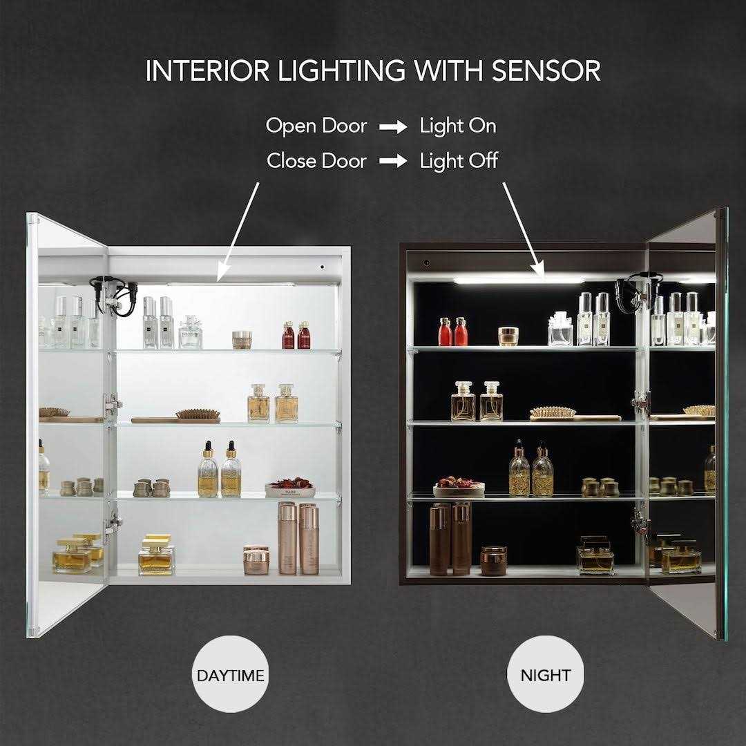 Vega LED Medicine Cabinet with Lights and Defogger - Image 2