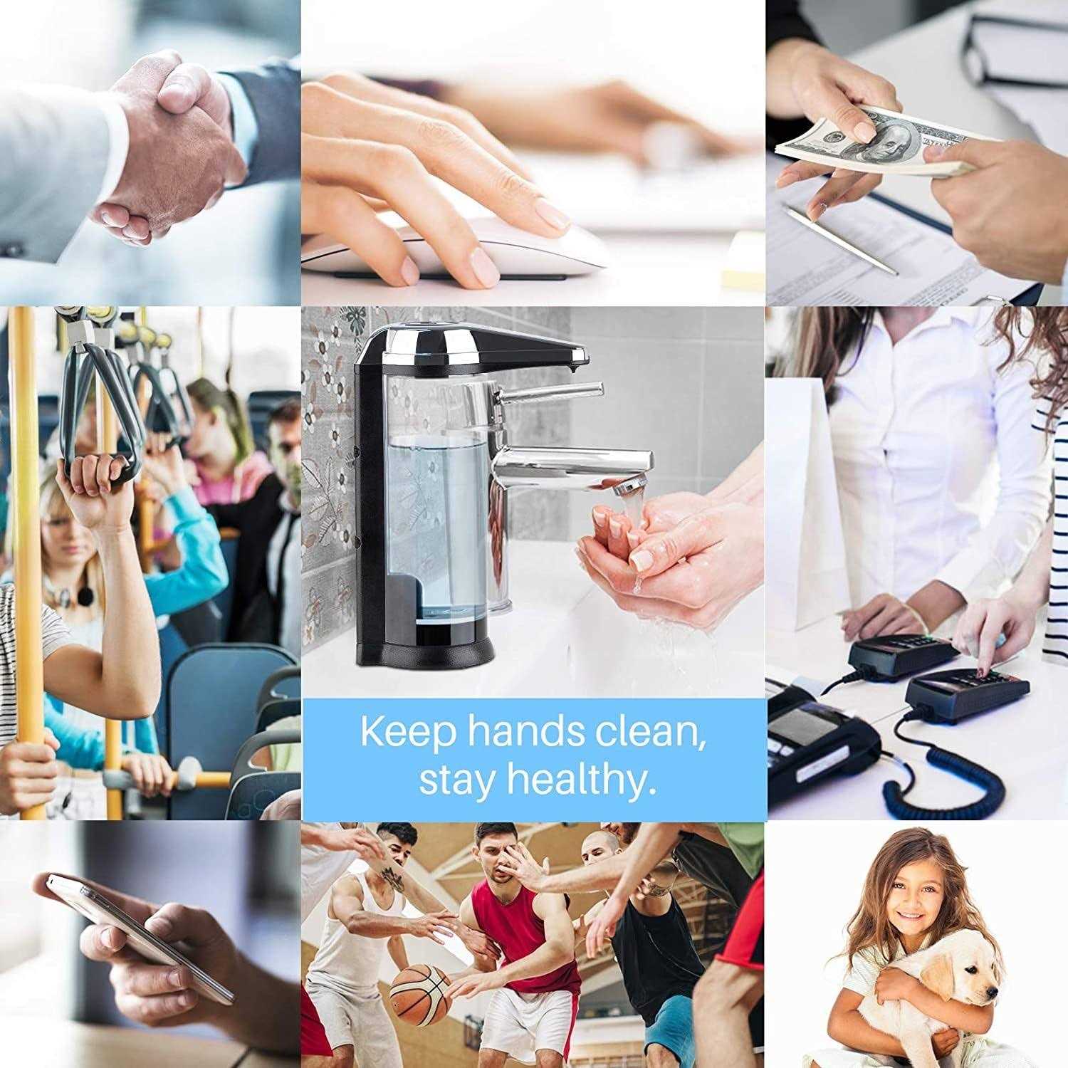 Secura Premium Touchless Battery Operated Electric Automatic Soap Dispenser - Image 2