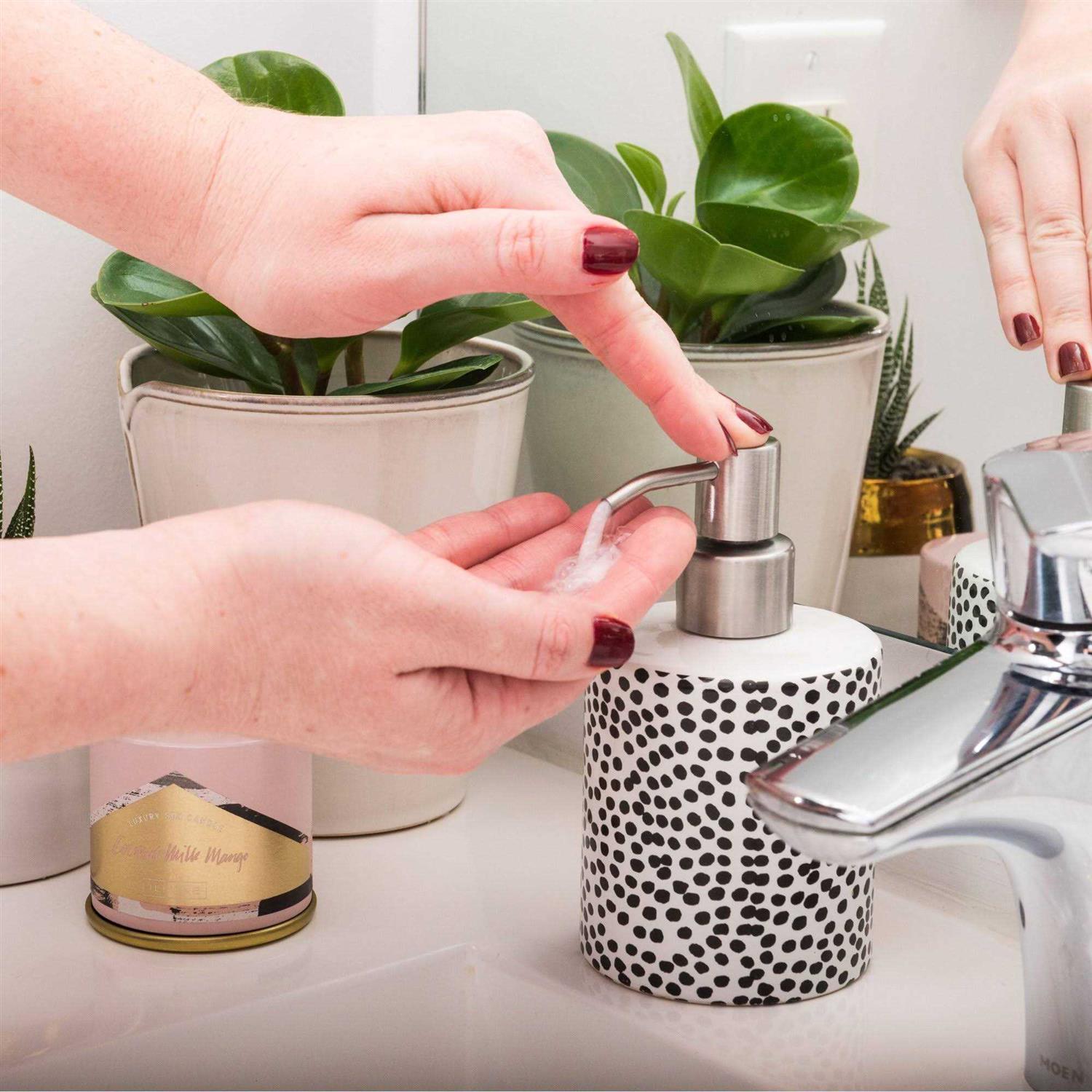 Top Home Store Stainless Steel Soap And Lotion Dispenser Pumps - Image 2