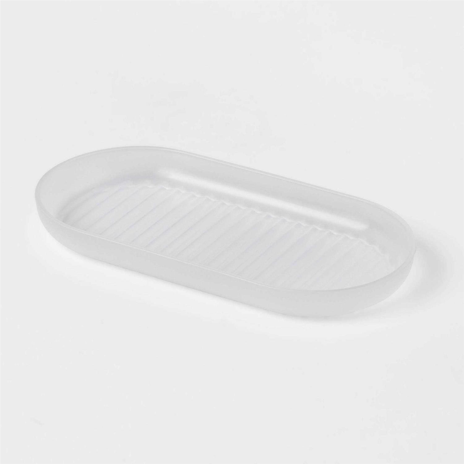 Room Essentials Plastic Soap Dish Clear - Image 2