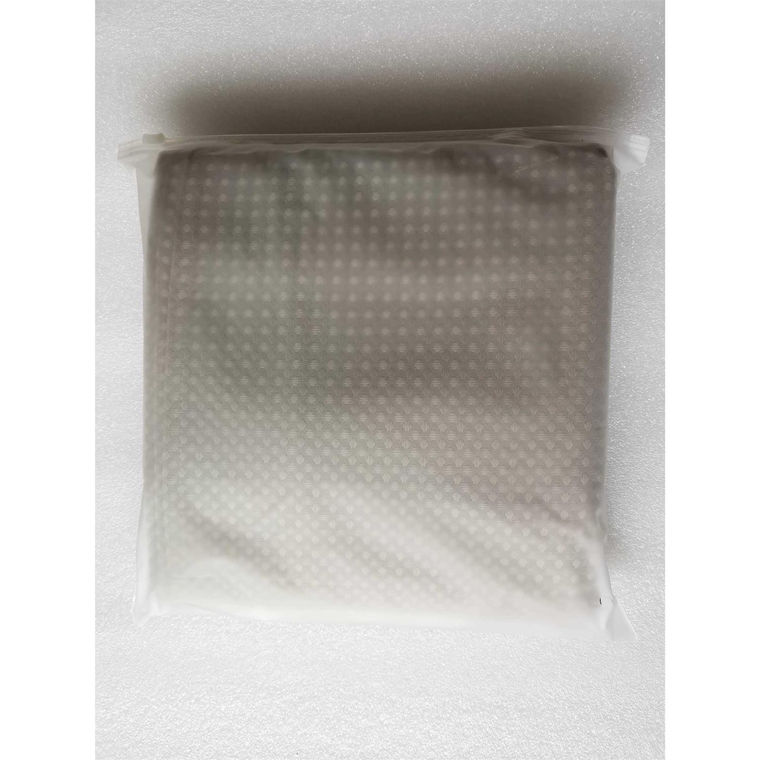 Waffle Shower Curtain with Stainless Steel Hooks Heavy Duty Fabric Shower Curtains with Waffle Weave - Image 5