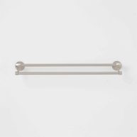 Threshold Double Modern Towel Bar Chrome
