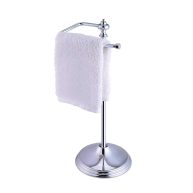 SunnyPoint Heavy Weight Classic Decorative Metal Fingertip Towel Holder Stand for Bathroom, Kitchen, Vanity and Countertops