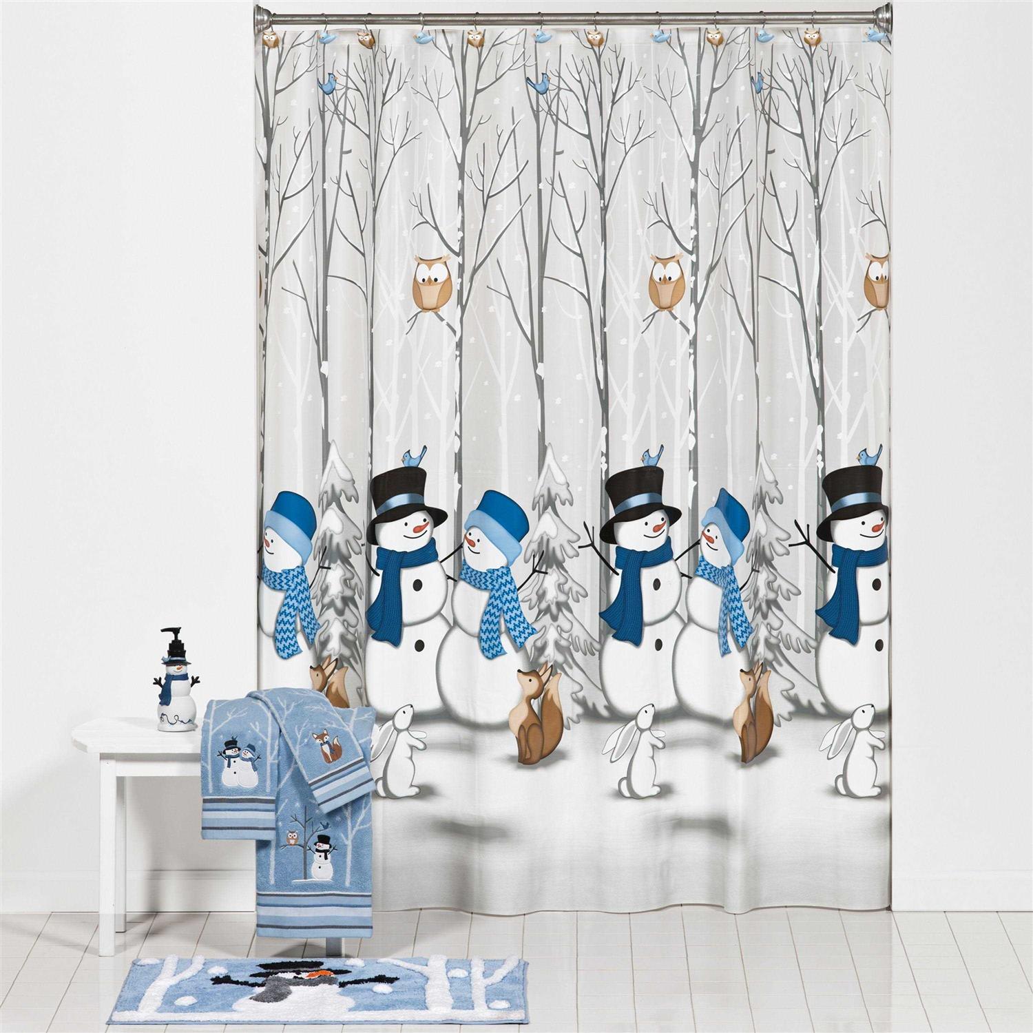 SKL Home Winter Friends Shower Curtain - Image 2