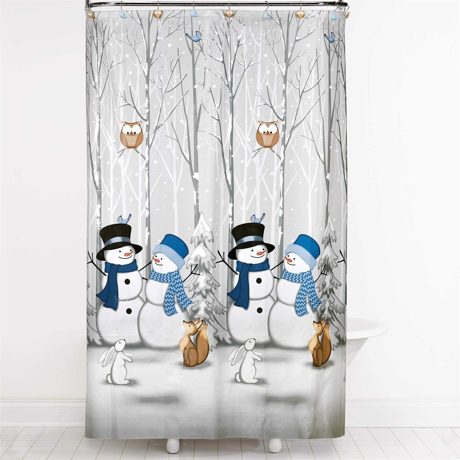 SKL Home Winter Friends Shower Curtain - Image 3