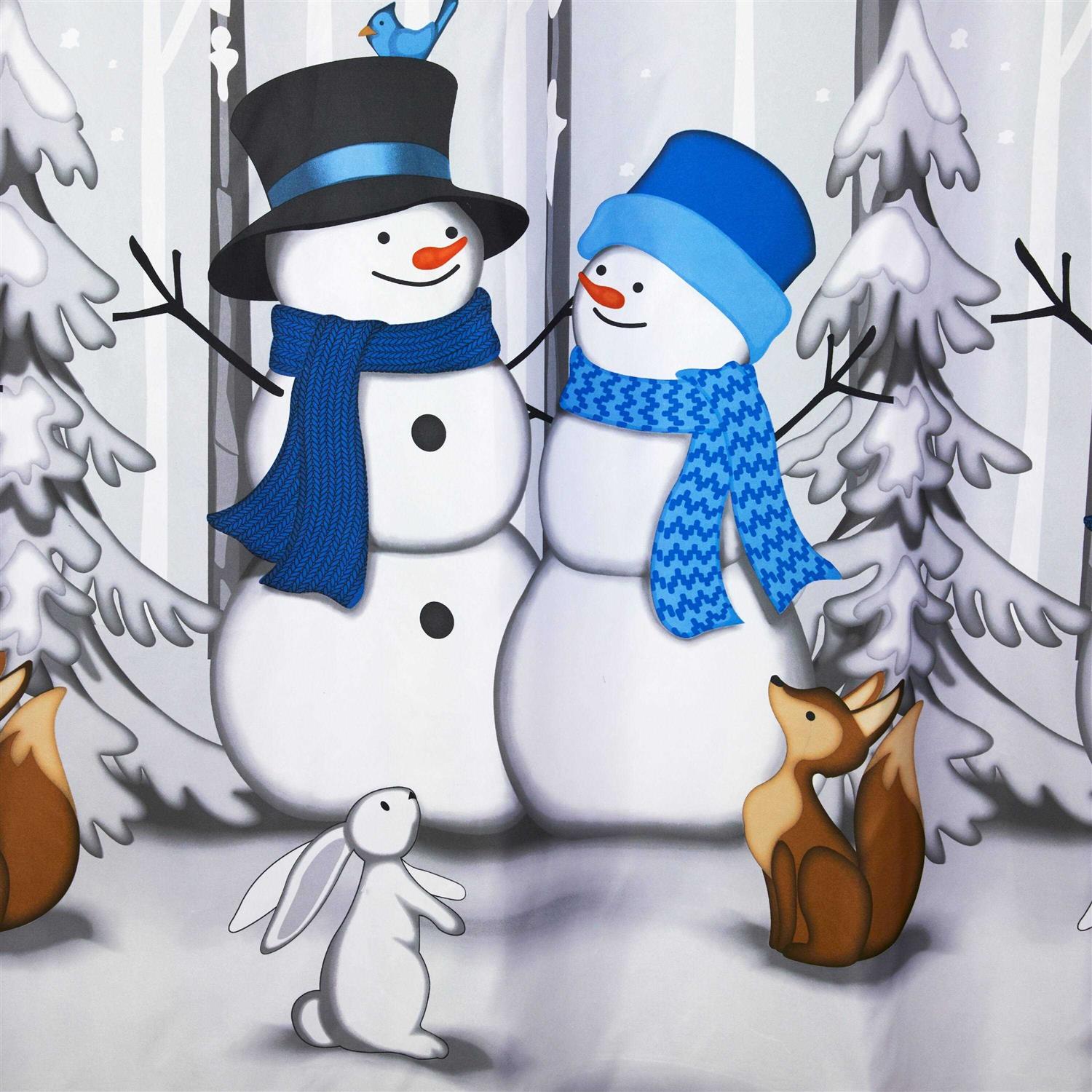 SKL Home Winter Friends Shower Curtain - Image 5