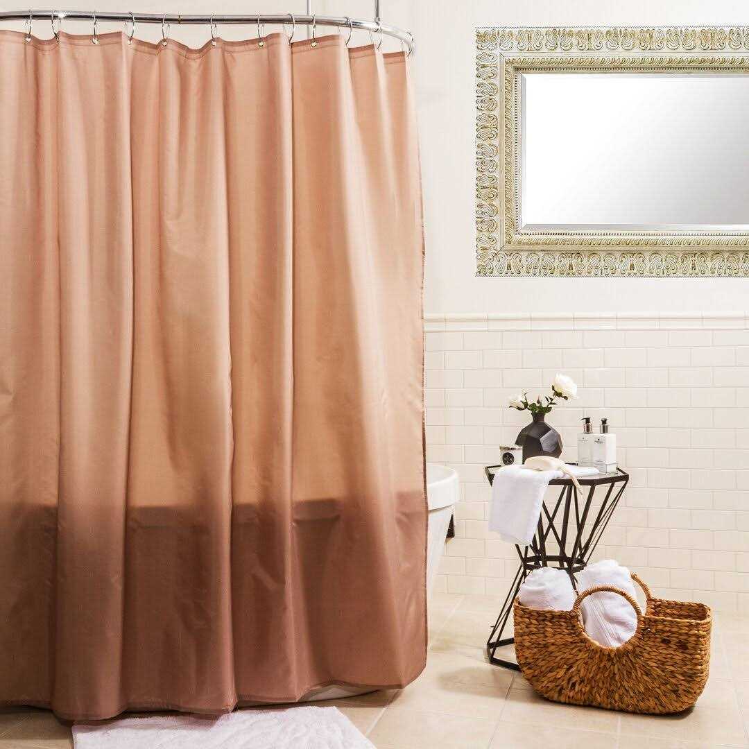 Splash Home Fabric Shower Curtain Liner