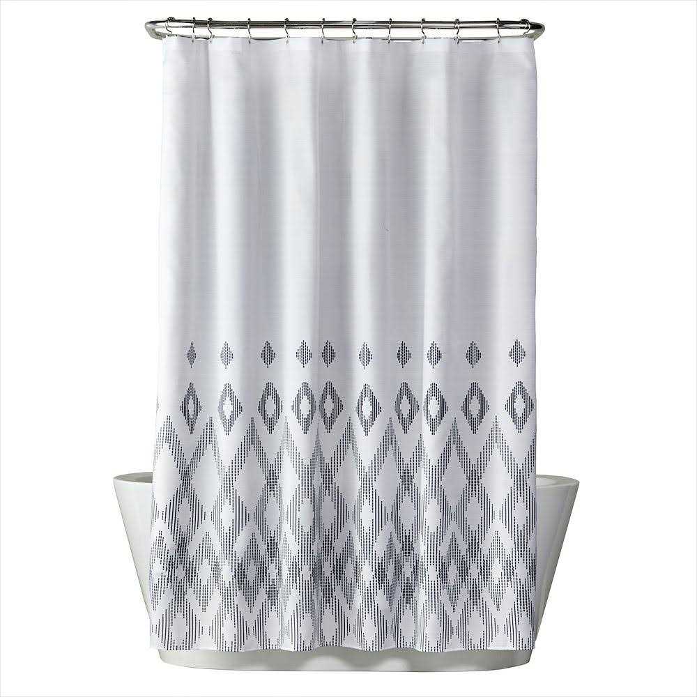 The Big One Geo Diamonds Shower Curtain