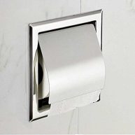 V.I.P. Recessed Paper Holder for Bathroom Storage