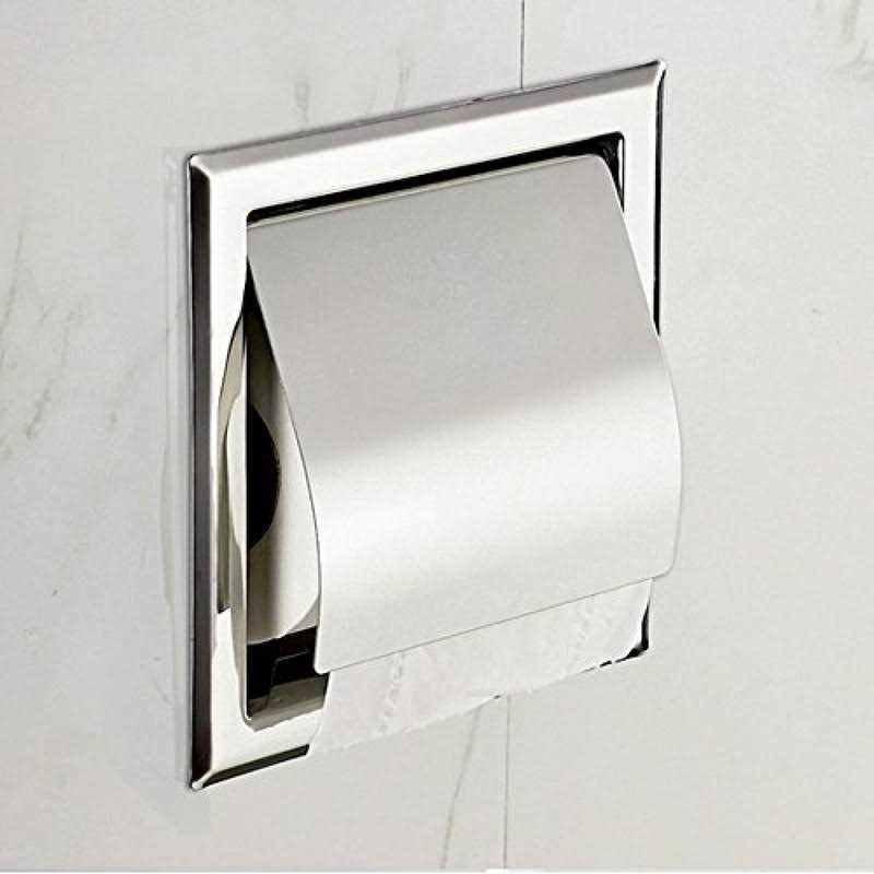 V.I.P. Recessed Paper Holder for Bathroom Storage
